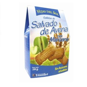 Galletas Salvado De Avena Con Manzana 250gr Ynsadiet
