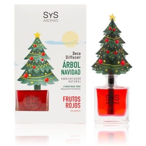 Ambientador Difusor Árbol de Navidad Frutos Rojos 90ml SYS