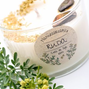 Vela Cera De Soja Ruda250 gr