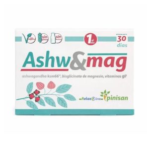 Ashwagandha y Magnesio 30 cápsulas Pinisan