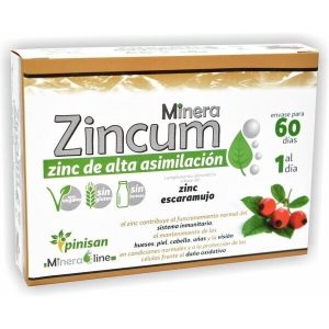 Zincum Mineraline con Escaramujo 60 caps Pinisan