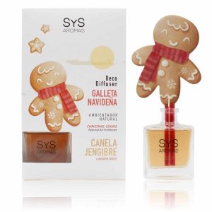 Ambientador Difusor Galleta de Navidad Canela-Jengibre 90ml SYS