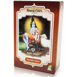 Henna Castaño Medio Radhe Shyam polvo 100gr