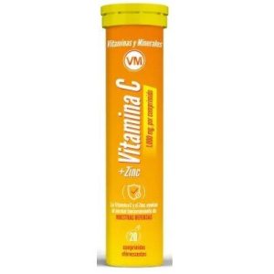 Vitamina C + Zinc 20 comp Efervescentes Ynsadiet