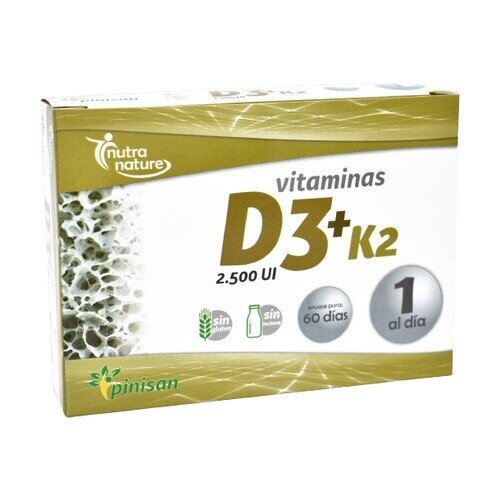 Vitamina D3 + K2 60caps Pinisan
