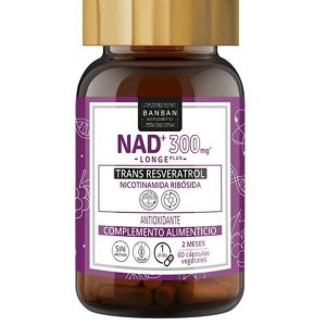 NAD+ 300Mg Longe Plus 60 caps Banban