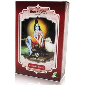 Henna Castaño Caoba Radhe Shyam polvo 100gr