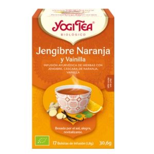 Yogi Tea Jengibre Naranja y Vainilla Infusion 17 Filtros