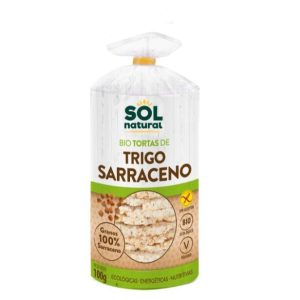 Tortitas de Trigo Sarraceno Bio Sin Gluten 100gr Sol Natural