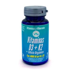 Vitamina D3 + K2 + Silicio Orgánico 90 caps Ynsadiet