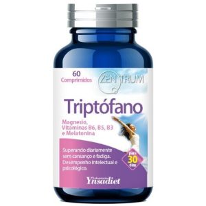 Triptofano con Melatonina, Magnesio y Vitaminas B6,B5,B3 60Comp Ynsadiet