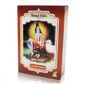 Henna Castaño Oscuro Radhe Shyam polvo 100gr