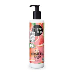 Gel de Ducha Vigorizante Activo Pomelo y Lima 280ml Organic Shop