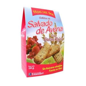 Galletas Salvado De Avena Con Frutos Rojos 250gr Ynsadiet