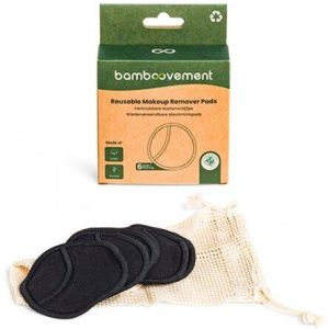 Discos-Almohadillas desmaquillantes reutilizables color negro