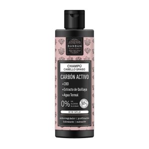 Champú Carbón Activo CBD cabello graso 250ml Banban