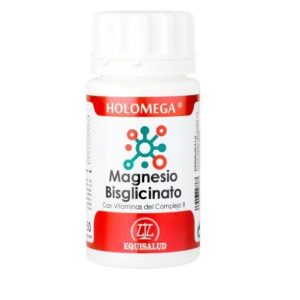 Holomega Magnesio Bisglicinato con vitaminas del complejo B 50 caps Equisalud
