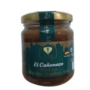 Miel El Cañonazo con Jalea Real, Propoleo y Polen 250gr