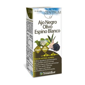 Olivo, Ajo Negro y Espino Blanco 30 caps Zentrum