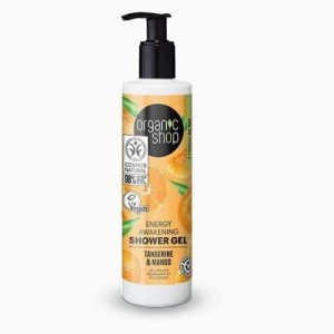 Gel de Ducha Energizante y Revitalizant Mandarina y Mango 280ml Organic Shop
