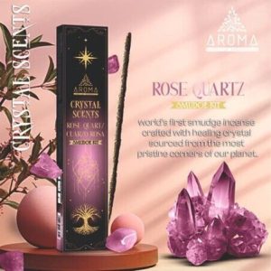 Incienso Crystal Cuarzo Rosa