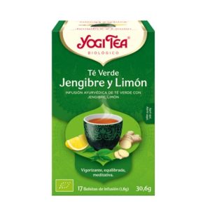 Yogi Tea Te Verde Jengibre y Limon Infusion 17 Filtros
