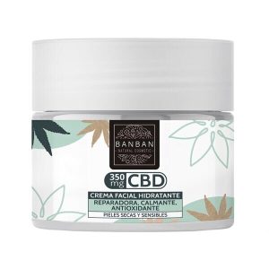 Crema facial CBD pieles secas y sensibles 50ml Banban