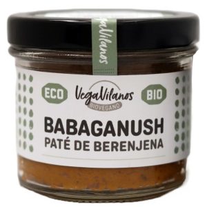 Babaganush Paté de berenjena vegano y ecológico 100gr Vegavilanos