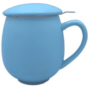 TAZA ZAARA AZUL PORCELANA 350ML FILTRO Y TAPA
