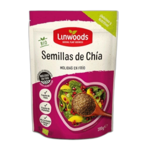 Semillas de Chía Molidas Bio 200 g Linwoods