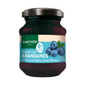 Mermelada Arandano 0% Azúcares 270gr Santiveri