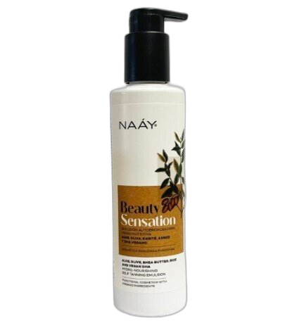 Beauty Sensation Emulsión Autobronceadora hidro-nutritiva 250ml NAÁY