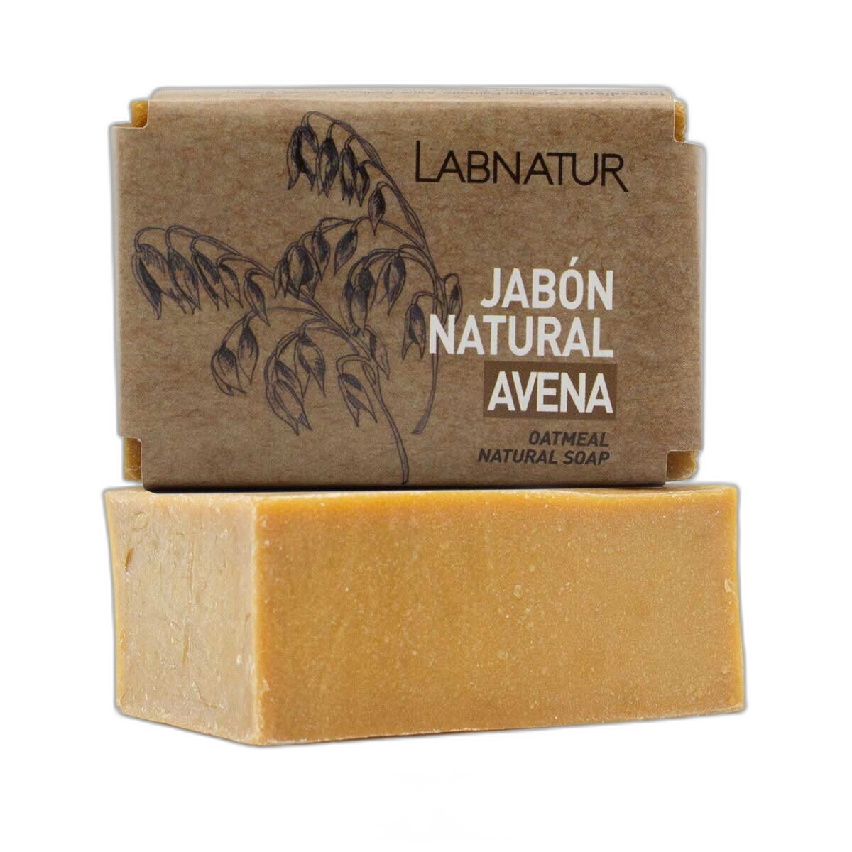 Jabón Natural Avena 100g Labnatur