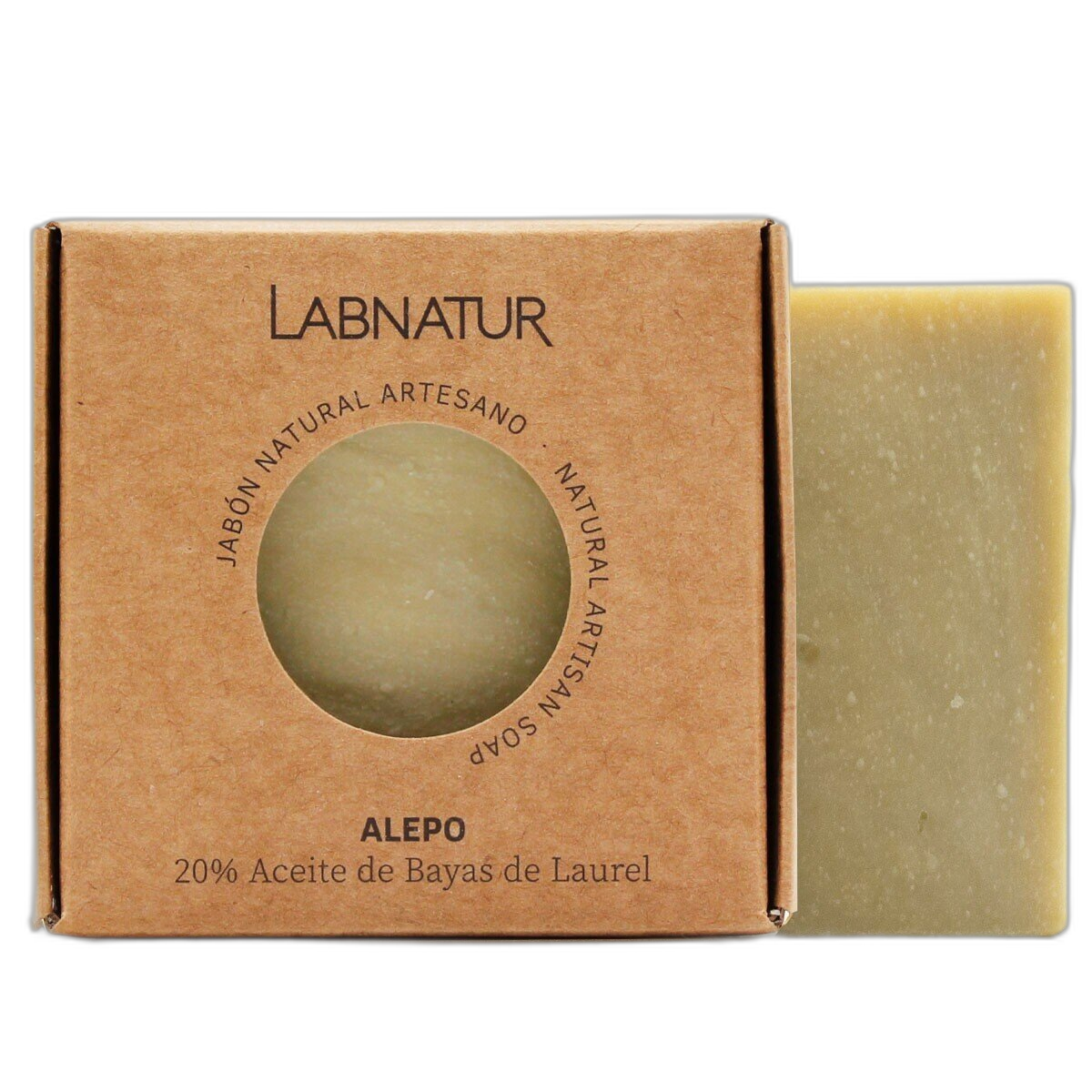 Jabón Natural Premium Alepo 20% 80g Labnatur