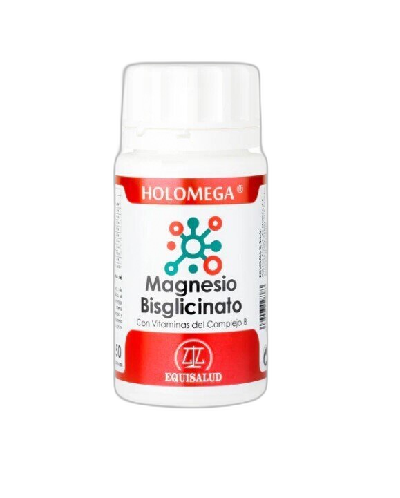 Holomega Magnesio Bisglicinato con vitaminas del complejo B 50 caps Equisalud