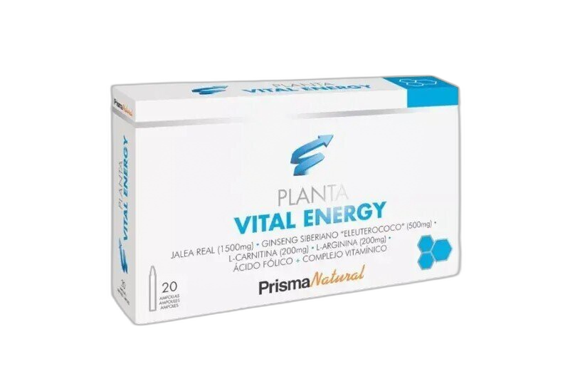 Plantavital Energy 20 ampollas Prisma Natural