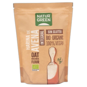 Harina de Avena Integral Sin Gluten Bio 500gr Naturgreen