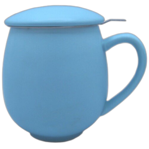 TAZA ZAARA AZUL PORCELANA 350ML FILTRO Y TAPA