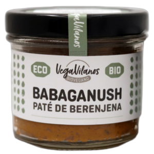 Babaganush Paté de berenjena vegano y ecológico 100gr Vegavilanos