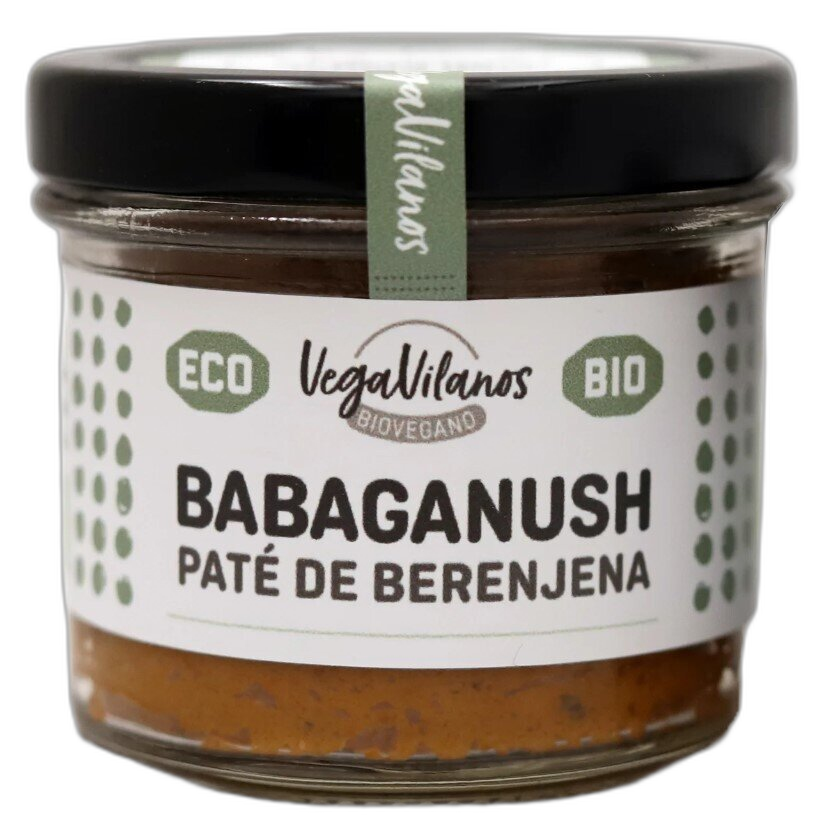 Babaganush Paté de berenjena vegano y ecológico 100gr Vegavilanos