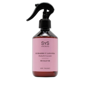 Ambientador Pulverizador Ruibarbo y Lavanda 300ml SYS Aromas