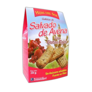 Galletas Salvado De Avena Con Frutos Rojos 250gr Ynsadiet