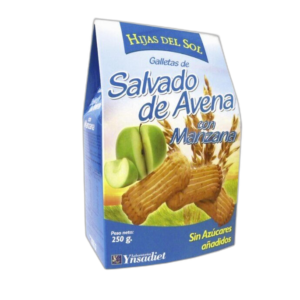 Galletas Salvado De Avena Con Manzana 250gr Ynsadiet