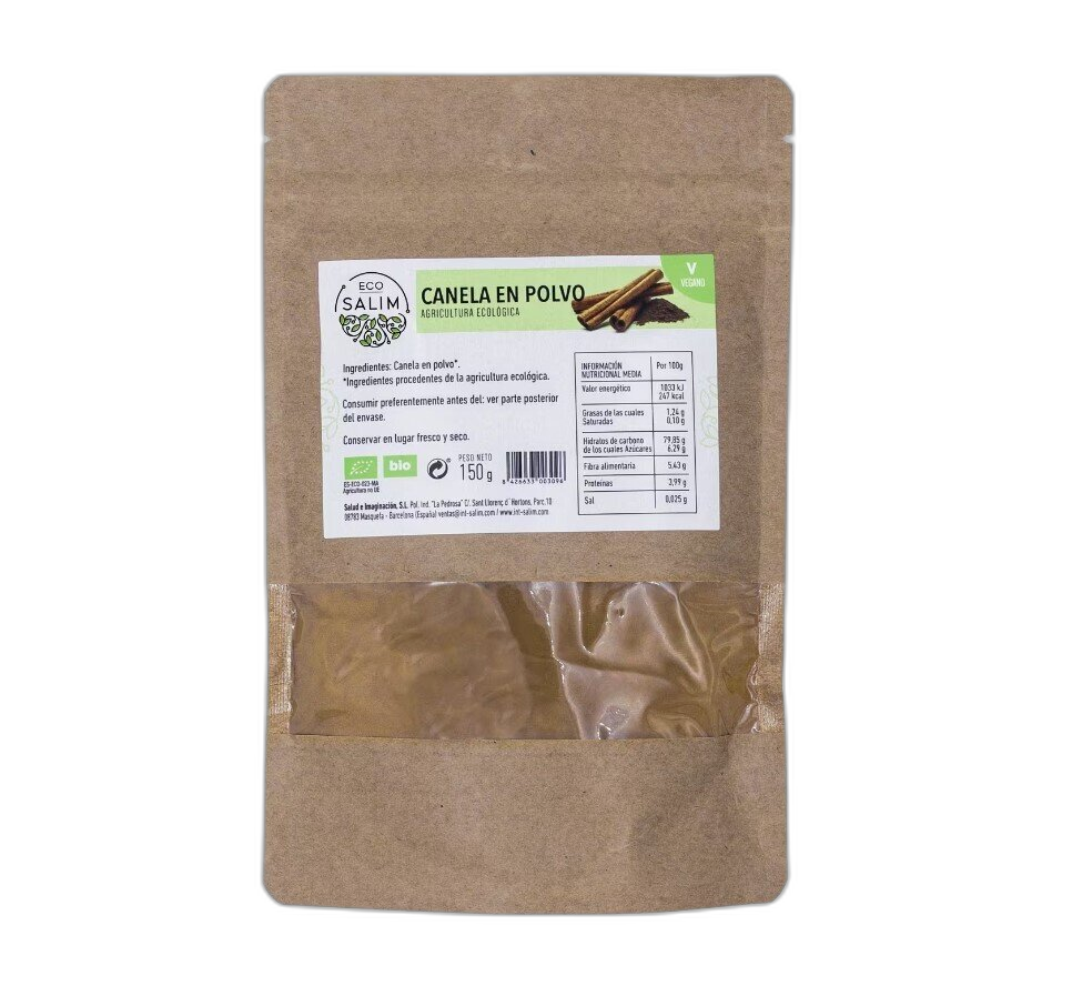 Canela De Ceylan En Polvo Bio 150gr Eco Salim