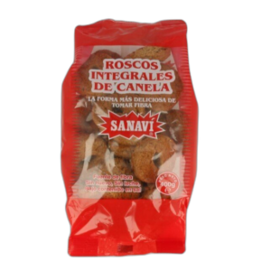 Roscos Integrales De Canela 400gr Sanavi