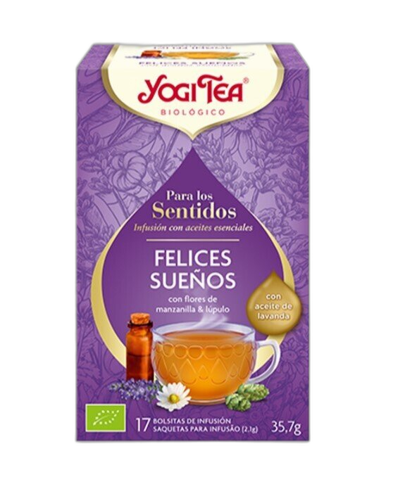Yogi Tea Para Los Sentidos Felices Sueños Infusion 17 Filtros