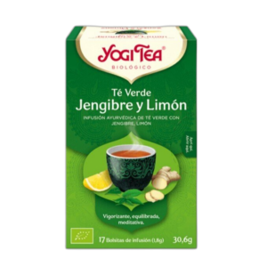 Yogi Tea Te Verde Jengibre y Limon Infusion 17 Filtros
