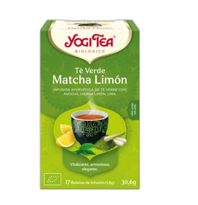 Yogi Tea Te Verde Matcha y Limon Infusion 17 Filtros