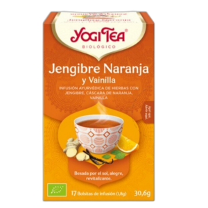 Yogi Tea Jengibre Naranja y Vainilla Infusion 17 Filtros