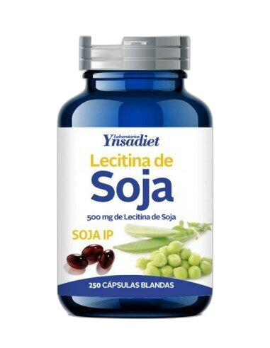 Lecitina de Soja 500mg 250 caps blandas Ynsadiet